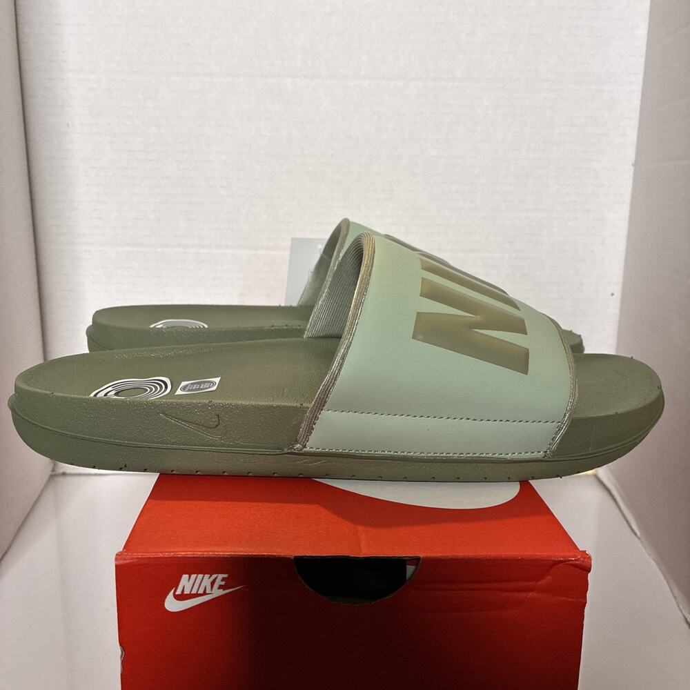 Nike Offcourt Slides Slip-On Sandals BQ4639-304 Olive Men’s Size 12 NEW